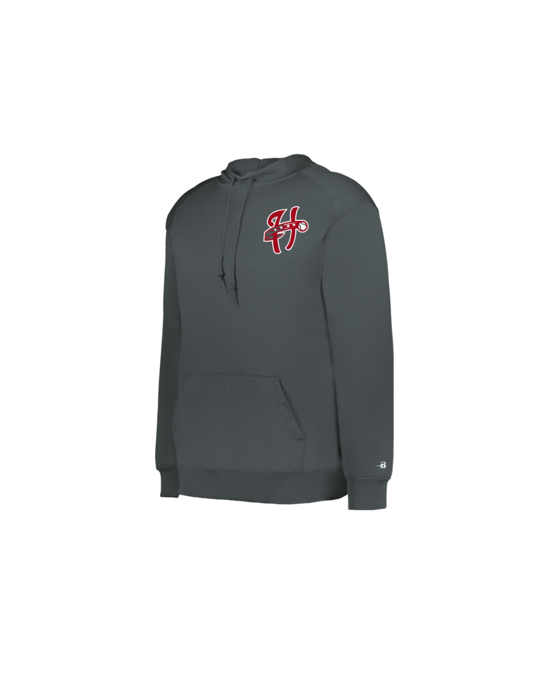 Badger Performance Fleece Hoodie (Grey)
